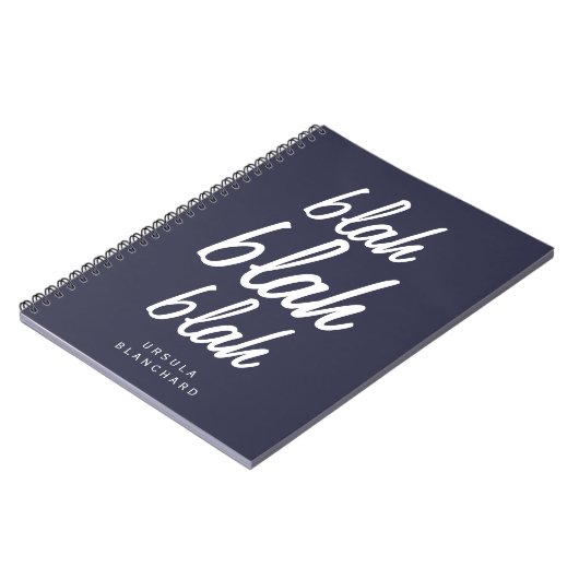 Blah Blah Blah Notizblock (Linke Seite)