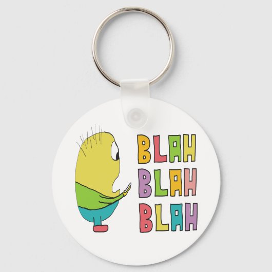 Blah Blah Blah Schlüsselanhänger (Vorderseite)