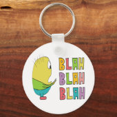 Blah Blah Blah Schlüsselanhänger (Rückseite)