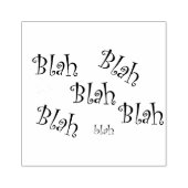 Blah Blah Blah Sprichwort Gummi Briefmarke Gummistempel (Prägung)