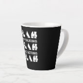 Blah Blah Blah Stopp Talking Start Acting Cheeky Milchtasse (Rechte Ecke)