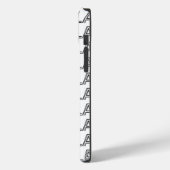 BLAH BLAH BLAH Typografie Case-Mate iPhone Hülle (Rückseite / Links)