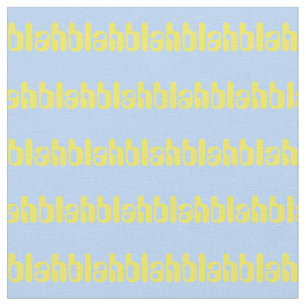 Blah Blah Blau Gelber Fun Text Strippion Word Must Stoff
