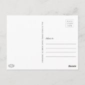 Blah Blah Funny Niedlich Say Hallo Custom Postkarte (Rückseite)