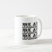 Blah - blah Kaffee-Tasse Kaffeetasse (VorderseiteRechts)