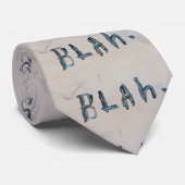 Blah Blah Krawatte (Gerollt)