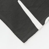 Blah blah nahtloses Muster. Fleecedecke (Ecke)