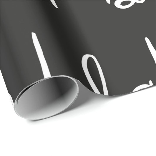 Blah blah nahtloses Muster.  Geschenkpapier (Rolleneckpunkt)