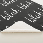 Blah blah nahtloses Muster. Sherpadecke (3/4)