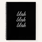blah blah - notizblock (Vorderseite)