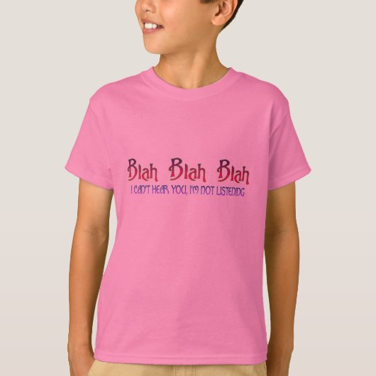 Blah - blah Shirt (Vorderseite)