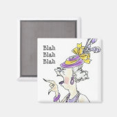 Blah blahblah magnet (Vorderseite/Rückseite)