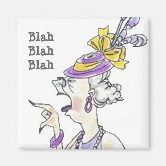 Blah blahblah magnet (Vorne)