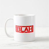 Blah Briefmarke Kaffeetasse (Links)