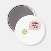 Blah Frog Magnet (Vorderseite/Rückseite)