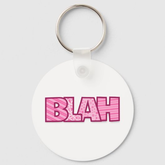 Blah Schlüsselanhänger (Vorderseite)