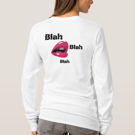 Blah T-Shirt (Rückseite)