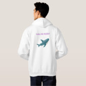 Blahaj für Präsident Hoodie (Schwarz voll)