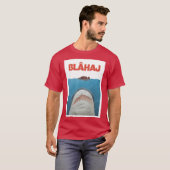 Blahaj Jaws Poster friends T-Shirt (Vorne ganz)