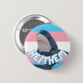 Blahaj Trans He/Him pronoun Button (Vorne & Hinten)