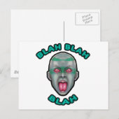 BLAHBLAHBLAH POSTKARTE (Vorne/Hinten)