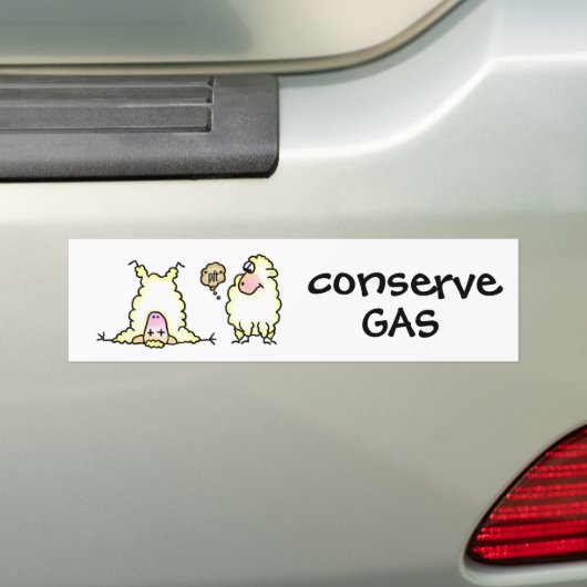 Blähender Schaf-Autoaufkleber Autoaufkleber (Auf Auto)