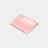 Blähungen Korallenkoralle Sticky Notes Post-it Klebezettel (angewinkelt)