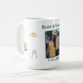 Blain Hochzeitstasse Kaffeetasse (Vorderseite Links)