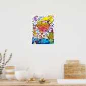 Blaine Helm Art Poster (Küche)