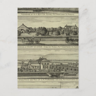 Blaine, Kansas Postkarte
