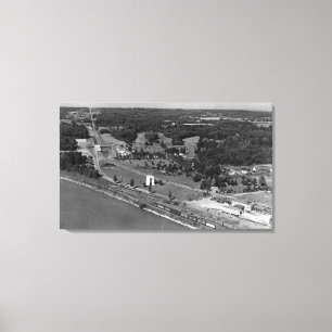 Blaine, WA Birds Augenblick und Int. Friedensbogen Leinwanddruck