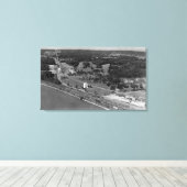 Blaine, WA Birds Augenblick und Int. Friedensbogen Leinwanddruck (Insitu (Holzboden))