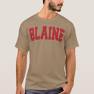 Blaine Wa Washington Uni-Stil Usa Sports fami T-Shirt