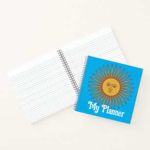 Blaing Sun Personalisiert Notizblock