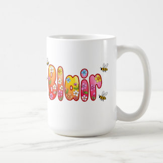 Blair - Blumen- und Bienen-Design-Tasse Kaffeetasse