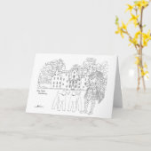 Blair Castle Highlander Airedale Terriers Karte (Gelbe Blume)