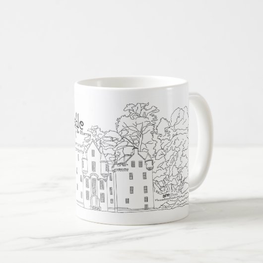 Blair Castle Perthshire Kaffeetasse (VorderseiteRechts)