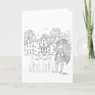 Blair Castle Scotland Card Karte