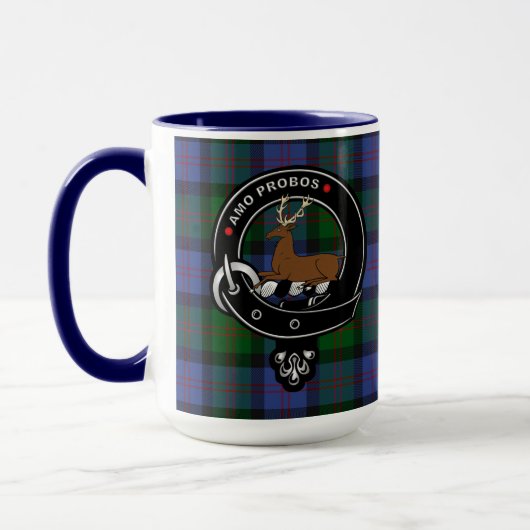 Blair Clan Abzeichen & Tartan Tasse (Links)
