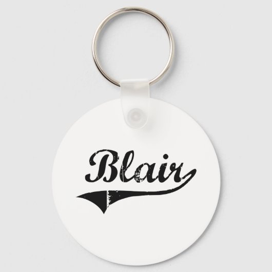 Blair Classic Style Name Schlüsselanhänger (Vorderseite)
