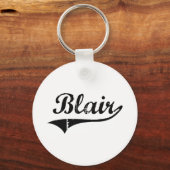 Blair Classic Style Name Schlüsselanhänger (Vorderseite)