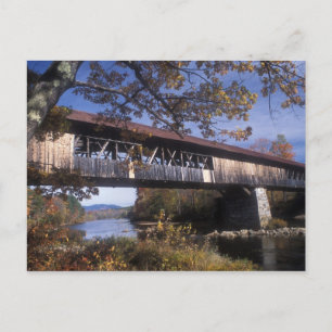 Blair Covered Bridge Campton New Hampshire Postkarte
