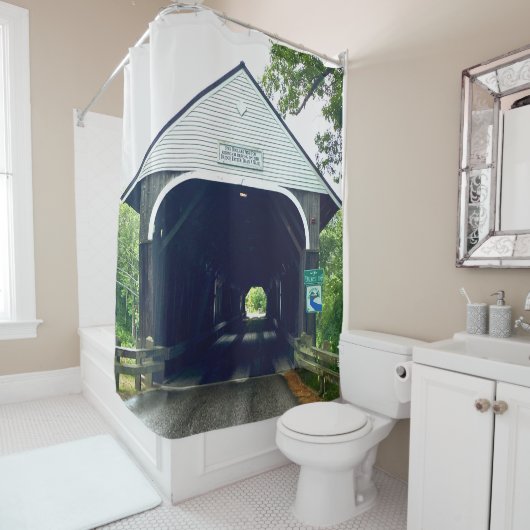 Blair Covered Bridge Duschvorhang (Beispiel)