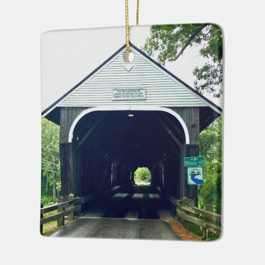 Blair Covered Bridge Keramikornament (Links)