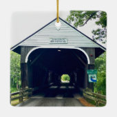 Blair Covered Bridge Keramikornament (Rückseite)
