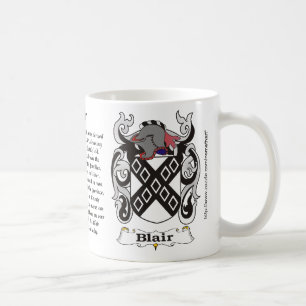 Blair-Familien-Wappen Tasse