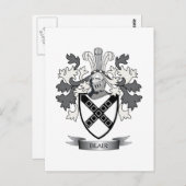 Blair-Familienwappen-Wappen Postkarte (Vorne/Hinten)