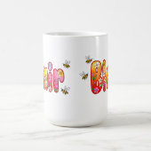 Blair - Floral and Bee Design Mug Kaffeetasse (Mittel)