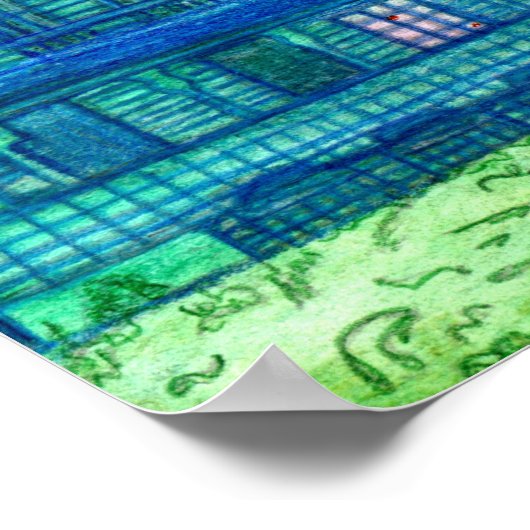 Blair House 8x10 Card Stock Print Poster (Ecke)