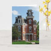 Blair House, Washington, Iowa Karte (Gelbe Blume)